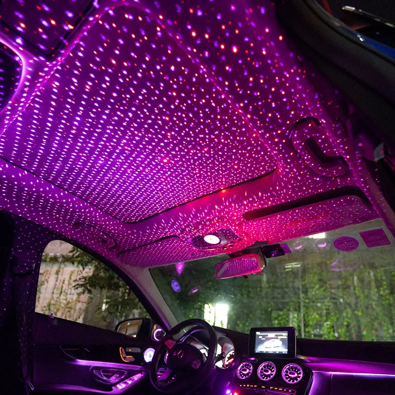 LED Car Roof Star Night Light Projector