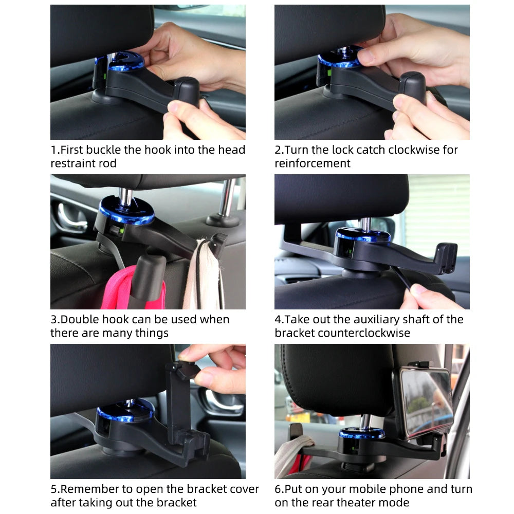 Car Headrest Hook