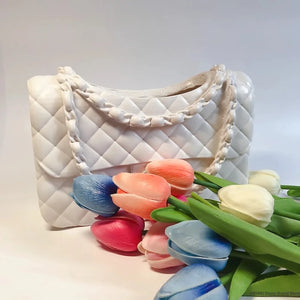 Flap Handbag Purse Vase